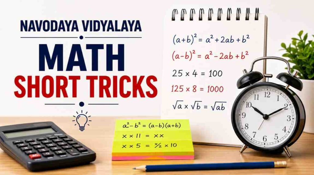 Navodaya Vidyalaya Math Short Tricks