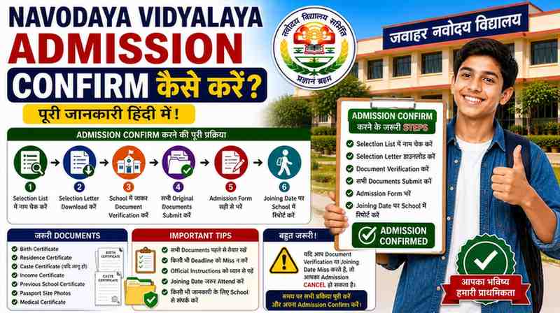 Navodaya Vidyalaya Rejection Reason Kaise Pata Kare