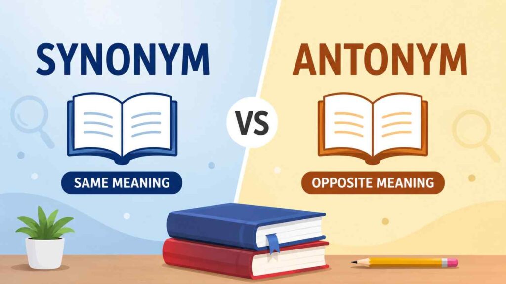 Navodaya Vidyalaya Synonym Antonym Questions